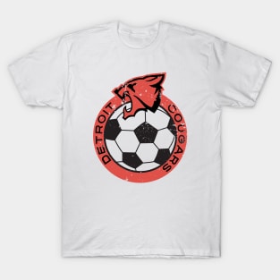 1967 Detroit Cougars Vintage Soccer T-Shirt